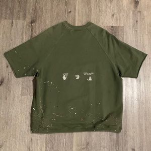 Off-White Vintage Crewneck T-Shirt - Kombu Green